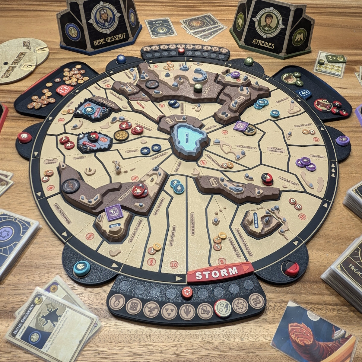 Dune: Conquest and Diplomacy - Game Board