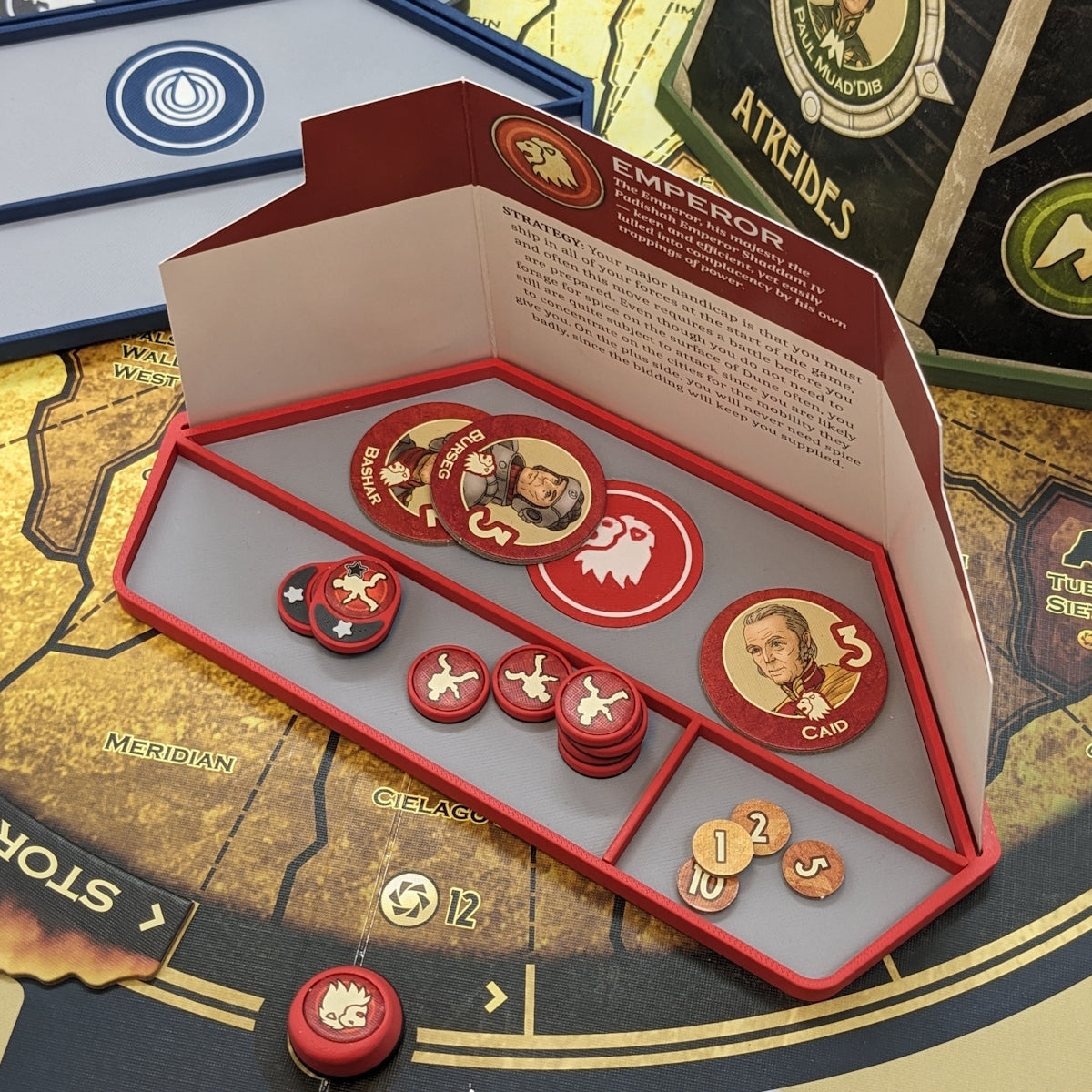 Dune: Conquest and Diplomacy - Player Trays